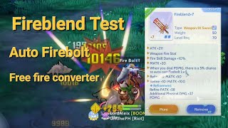 Fireblend Test Agi Crit Knight Ragnarok Origin Global