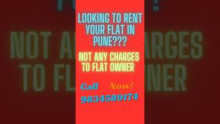 Flat owners Can call immediately to get Renters #pune #1rk #home #realestate