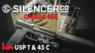 SILENCER CO OMEGA 45K - HK USP T & 45C