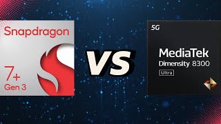 Snapdragon 7+ Gen 3 VS Mediatek Dimensity 8300 Ultra | Full Hindi Comparison |