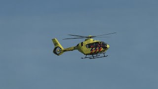 (MMT inzet!!) ambulance en lifeliner met spoed van en naar een MMT inzet bij de motorcrossbaan.