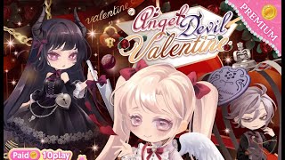 Cocoppa Play - Angel & Devil Valentine + Natural Cat Cafe Gachas (42 Spins) & Pre-10th Anni. Events