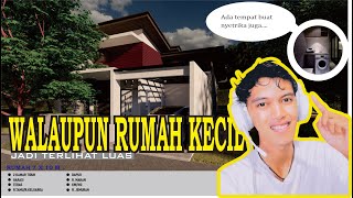 INSPIRASI DESAIN RUMAH 7X10 M MINIMALIS TAPI TERLIHAT LUAS