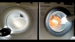 Bosch Serie 4 vs Arcelik SJ "Delicates" (WASH RACE !)