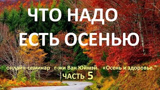 5. Что надо есть осенью