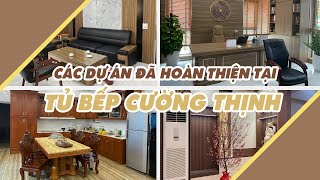 Các Dự Án Tiêu Biểu Đã Hoàn Thiện Tại Tủ Bếp Cường Thịnh