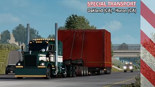 ATS | Special Transport | Oakland (CA) - Huron (CA) | Kenworth W900 (8x4) | Timelapse