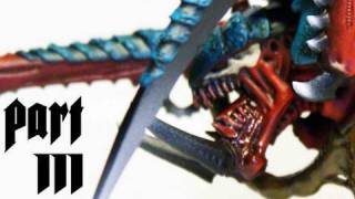 How to paint Tyranids Carnifex of Hive Fleet Behemoth part 3 by Lester Bursley