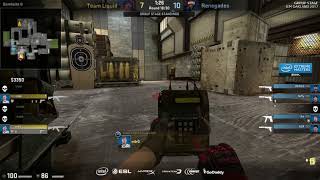 CS:GO Liquid vs Renegades NAF INSANE FIVE SEVEN TRIPLE KILL!! - NAF INSANE TRIPLE KILL