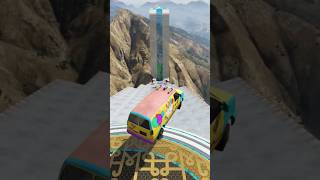 Mega ramp with van - GTA 5 #gta #gtav #parkour #shorts