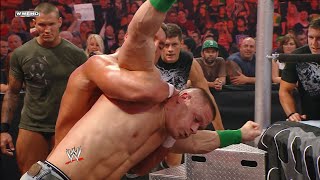 John Cena vs The Miz — Lumberjack Match: WWE Raw August 3, 2009 HD