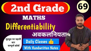 Differentiability | Rpsc 2nd Grade Maths Online Classes | Gandhi knowledge Bank