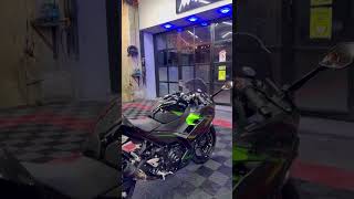 Ninja 400. Alagang Premium, Alagang Nanoworx.🏍️✨ #NanoworxCarCare #PremiumCarwash