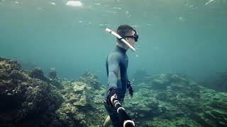 Day 1 freedive in Orchid Island