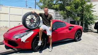 CHEAPEST REBUILD OF FASTEST FERRARI 488 SPIDER | RED & WHITE