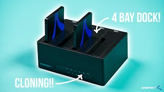 4 Bay 3.5/2.5" HDD & SSD USB3.0 Docking Station With Cloning Feature!