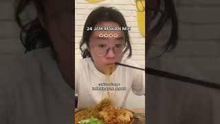 24 JAM ⏰️ MAKAN MIE 🍜⁉️LANJUT, KOMEN YA..