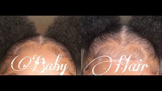 BABY HAIR TUTORIAL! 2 WAYS