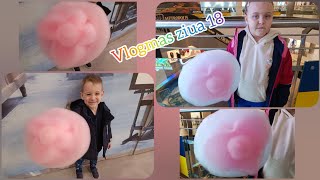 Vlogmas ziua 18 🎄🎁Mergem la mall să ne întâlnim cu Moș Crăciun, vată pe băț cu modele 🦋💓