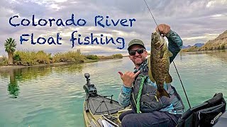 Kayak fishing the Colorado River