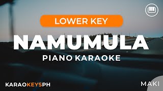 Namumula - Maki (Lower Key - Piano Karaoke)