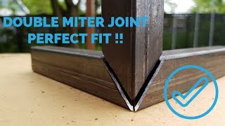 Double miter corner joint [ HOW TO ]