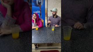 Random prank with wife|mango juice|teasing your wife|magic trick reveal|comedy#funny#youtube#shorts