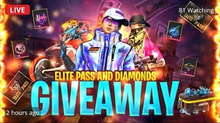 Guild test In Today Free Fire 🔥🔥🔥 #giveaway #live #livegirl