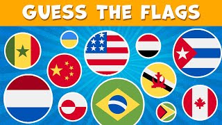 Guess The Country Flags Quiz | Flag Trivia | Travel Flags Quiz | PARTY QUIZ | Party Games