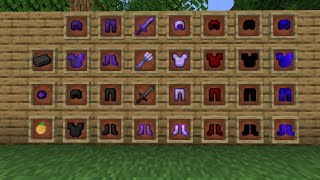 I added 33 NEW ITEMS to Minecraft! (Armor, Weapons, Tools)