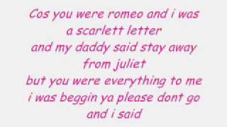 Taylor Swift - Love story [lyrics]