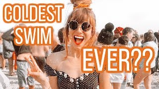 I Went Swimming In Winter!! | Come Take The Polar Bear Plunge With Me In NY!