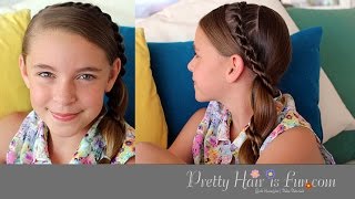 Side Mohawk Braid Tutorial | Medium Hairstyles | Pretty Hair is Fun