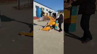 Oil drum lifter, mini forklift with oil drum lifter,500kg load capacity