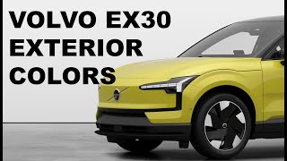 Volvo EX30 Colors