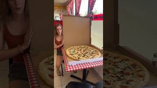 Moes Giant Pizza 🍕 #ytshorts #whatieatinaday