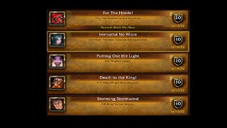 WoW WOTLK For The Horde! Achievement! Ashkandi - US Fury Warrior POV