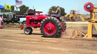 Old McCormick Farmall tractor at a tractor pull