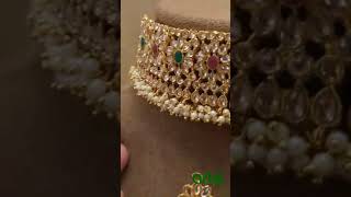 Discover the Splendor: Kundan Choker Set Unveiled! | Indian Bridal Jewelry & More