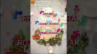 Pehli sehri mubarak, pehla roza mubarak pehli iftar mubarak status#shorts #ytshorts #viral #trending