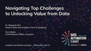 Navigating Top Challenges to Unlocking Value from Data with Dr.  Ratneesh Suri of Ports of Auckland