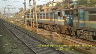 Kasara railway station | train entered and departing #trainentered #kasararailwaystetion