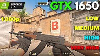 GTX 1650 | Counter Strike 2 - 1080p - All Settings Tested