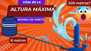 🤯Cuál es la MÁXIMA ALTURA de una BOMBA de ARIETE