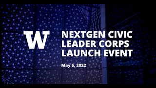 NextGen Civic Corps Launch Event