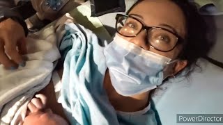 OUR LABOR & DELIVERY VLOG | FAST, UNMEDICATED BIRTH OF OUR SON