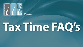 Tax Time FAQ's with Preferred Trust Company