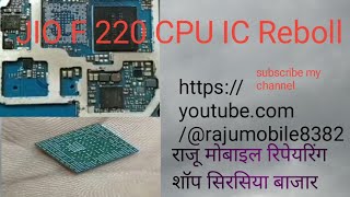 jio F220 cpu ic reboll