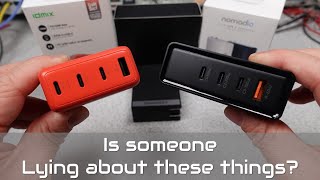 Shargeek  idmix  nomadiq 100W USB Power Adapters reviewed and tested