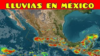 🚨PRONÓSTICO MÉXICO: #CDMX #Chiapas #Oaxaca #Veracruz #Guerrero #Puebla #Tabasco #NuevoLeón #Colima